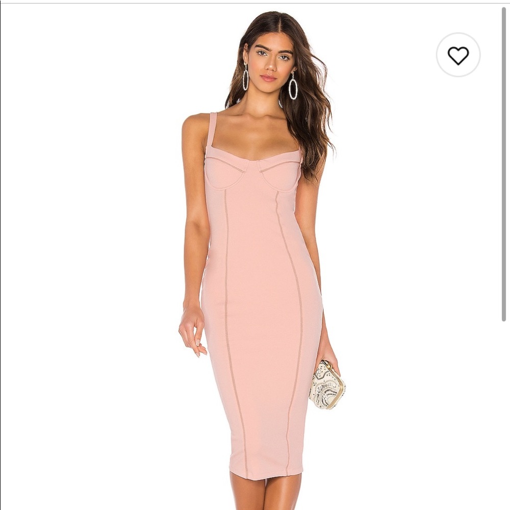 COPY - Nookie blush midi dress- XS brand new, never been worn with tags
